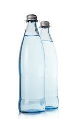 glass bottle of water