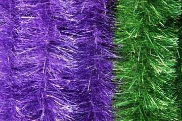 Christmas garlands background