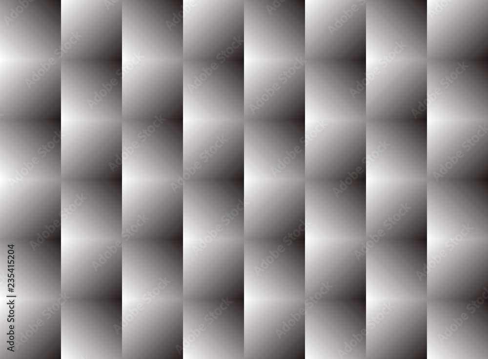 Poster triangular pattern with optical illusion effect black and white seamless eps10 vector illustration.