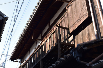 Naklejka premium 日本の古い建物