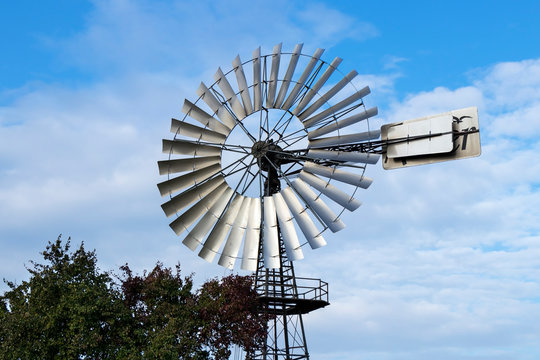 Wind pumps for water supply
