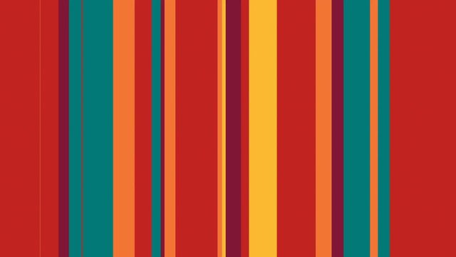 Multicolor Stripes 26 - Cozy Color Stripes Video Background Loop /// Animated colorful bars! A multistripe feast for your eyes. Number 26 in the series.