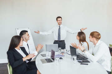 Fototapeta premium business meeting