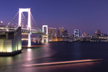 Fototapeta na wymiar 台場から眺める東京の夜景