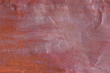 Old rusty painted metal background texture plate
