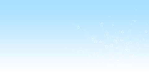 Soap bubbles abstract background. Blowing bubbles 