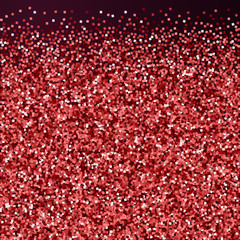 Red gold glitter luxury sparkling confetti. Scatte