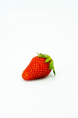 Strawberry isolated on white background.