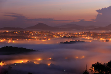 City night light - Dalat, Vietnam