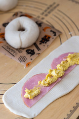 ベーグルの準備