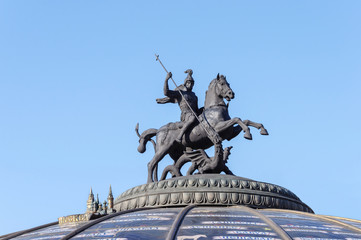 Statue of St. George the Victorious in Moscow