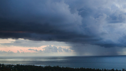 A tropical storm over the Indian Ocean