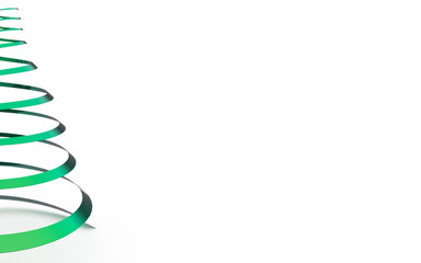 Abstract Christmas background with copy space for your text, 3D illustration