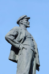 Fototapeta premium Sculpture of Lenin - Russian Communist leader