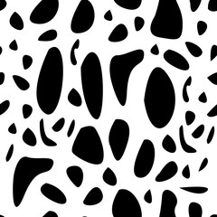 leopard pattern texture repeating monochrome black and white.