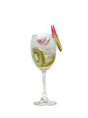 gin tonic isolated background
