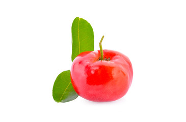 Fresh cherry (Thai) isolated on white background