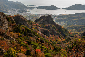 Fototapeta premium 国立公園小豆島・寒霞渓の景観