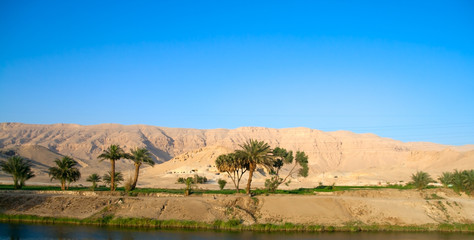 Along Nile river