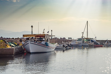 Fototapeta premium Boote im Hafen