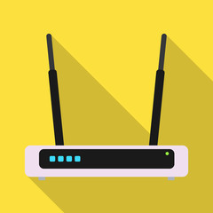 Isolated object of laptop and device symbol. Collection of laptop and server stock vector illustration.