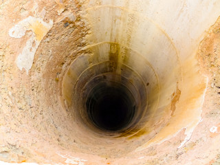 Water well interior in Mandawa