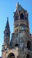 Fototapeta na wymiar Kaiser Wilhelm Memorial Church, Berlin, Germany