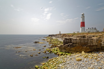Portland Bill lighthouse in Weymouth Dorset England