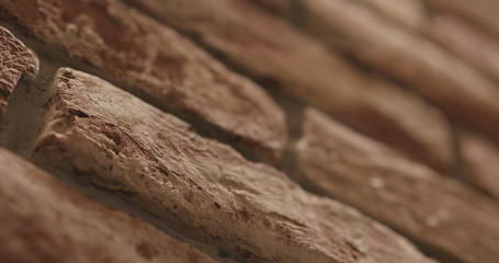 closeup of old brick wall