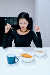 Beautiful woman posing