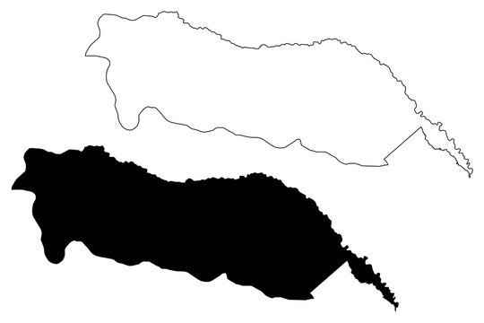 Igdir (Provinces of the Republic of Turkey) map vector illustration, scribble sketch Igdir ili map