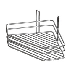 shelf stainless steel chrome-plated angular oval or rectangular table-mounted or angular...