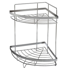 shelf stainless steel chrome-plated angular oval or rectangular table-mounted or angular...