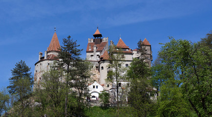 Bran famous castle in transylvania