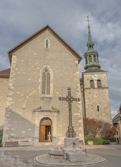Naklejka premium Église Saint Maurice à Cruseilles