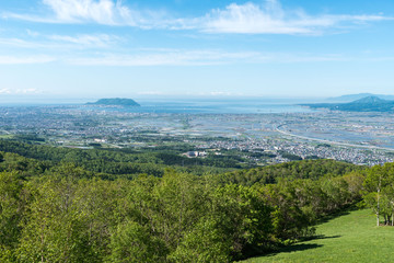 Fototapeta premium 函館旅行 城岱スカイラインからの函館