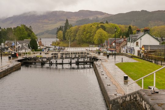 Fort Augustus, Caledonian Canal, Inverness Shire
