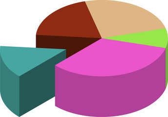 Obraz premium Pie Chart Icon