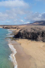 Cera beach, Papagayo beaches, Lanzarote, Canary Islands, Spain