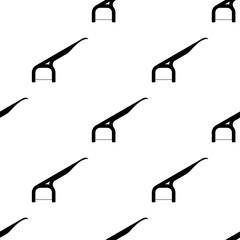 Flossing Tool, Dental Cleaning Tool Seamless Pattern
