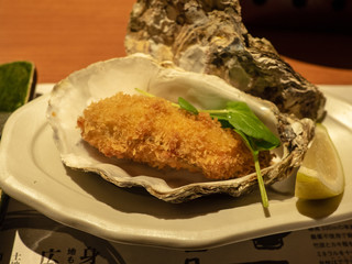 牡蠣　カキフライ　食事