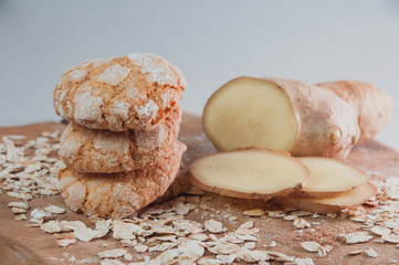 Tasty cookies for the New Year's table
