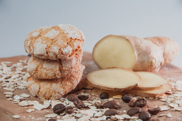 Tasty cookies for the New Year's table