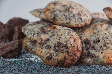 Tasty cookies for the New Year's table