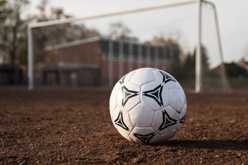 soccer ball on field