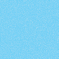 blue seamless pattern with white random spots