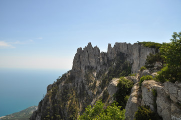 Fototapeta na wymiar The Crimea, mountain Ay-petri