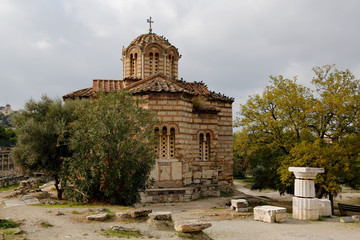 Fototapeta premium Greek Orthodox Church of the Holy Apostles, Athens, Greece