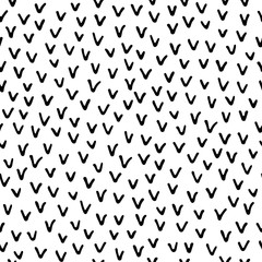 seamless pattern with hand drawn checkmarks