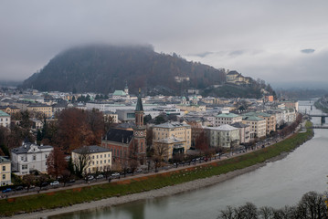 Obraz premium Autumn in Salzbug